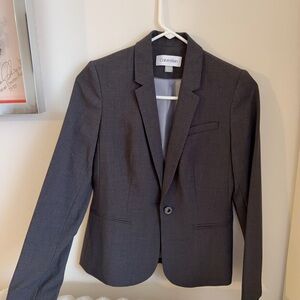 Calvin Klein Charcoal Blazer for Men